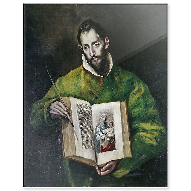 Saint Luc (détail) (panneaux acryliques)
