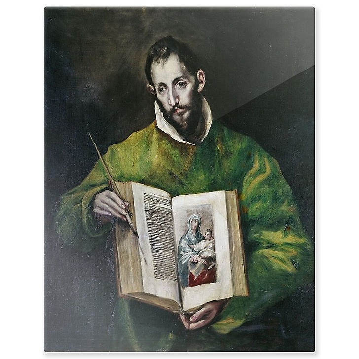 Saint Luc (détail) (panneaux aluminium)