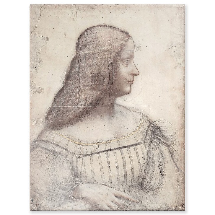 Portrait d'Isabelle d'Este (panneaux aluminium)