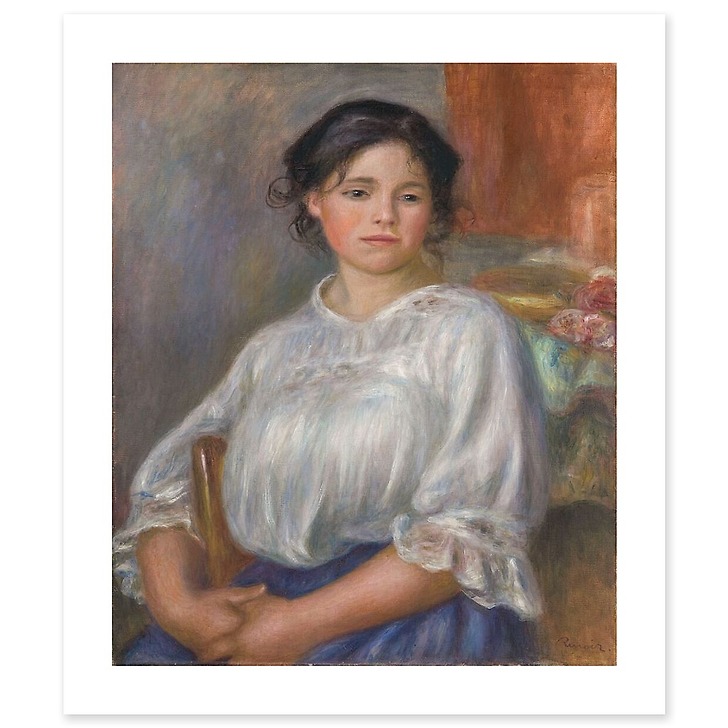 Jeune fille assise (art prints)