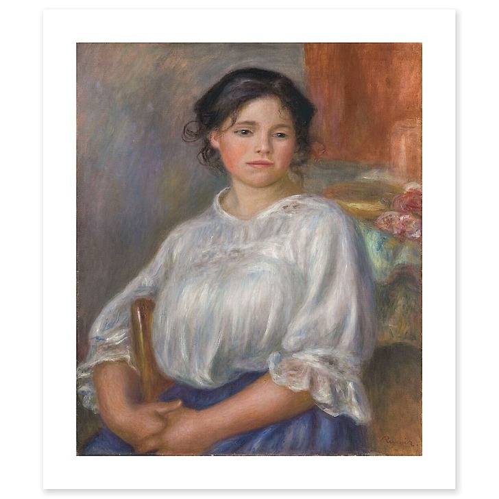 Jeune fille assise (toiles sans cadre)