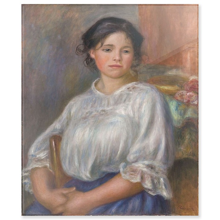 Jeune fille assise (panneaux acryliques)