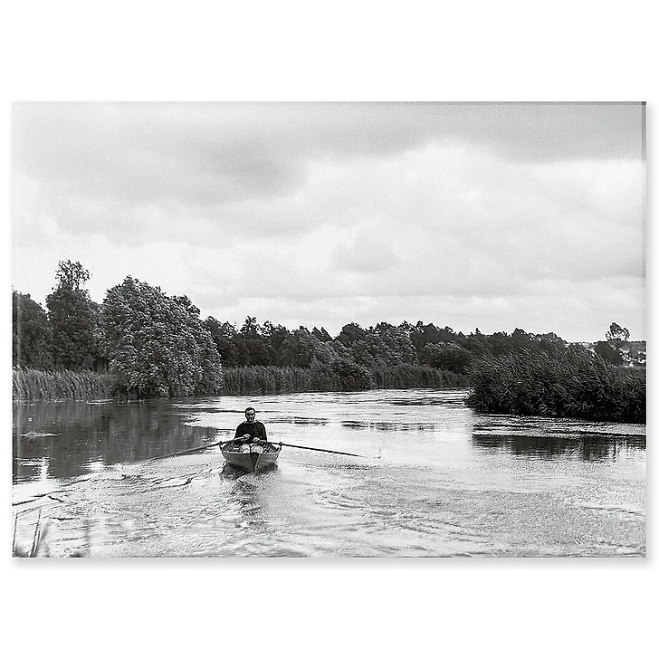 La Seine à Champrosay (détail) (panneaux acryliques)