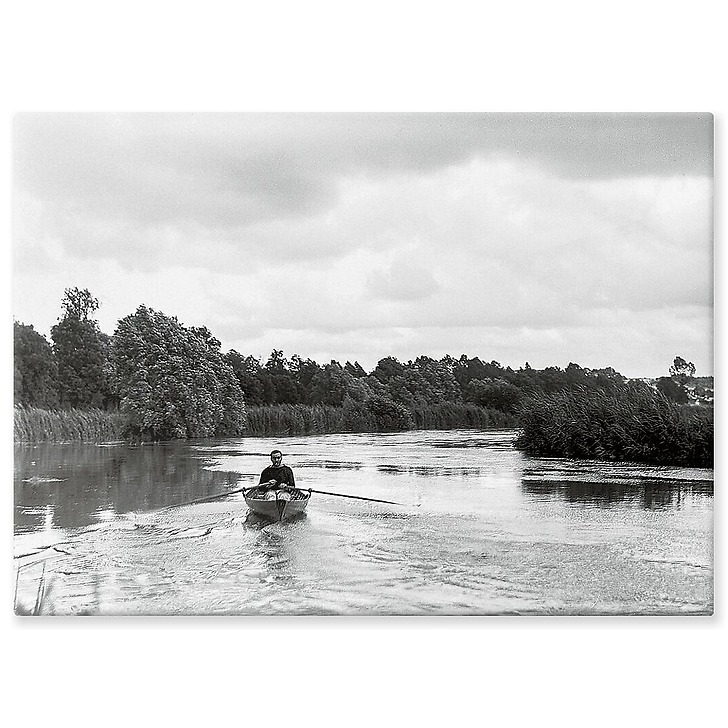 La Seine à Champrosay (détail) (panneaux aluminium)