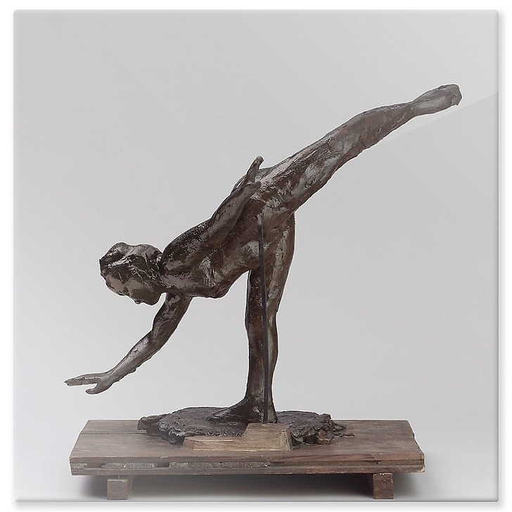 Danseuse, grande arabesque troisième temps (aluminium panels)
