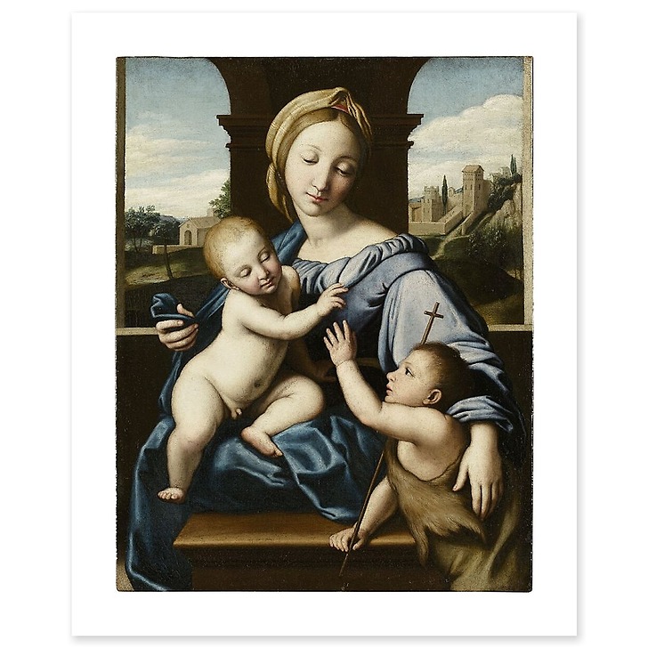 La Vierge à l'Enfant avec saint Jean (art prints)