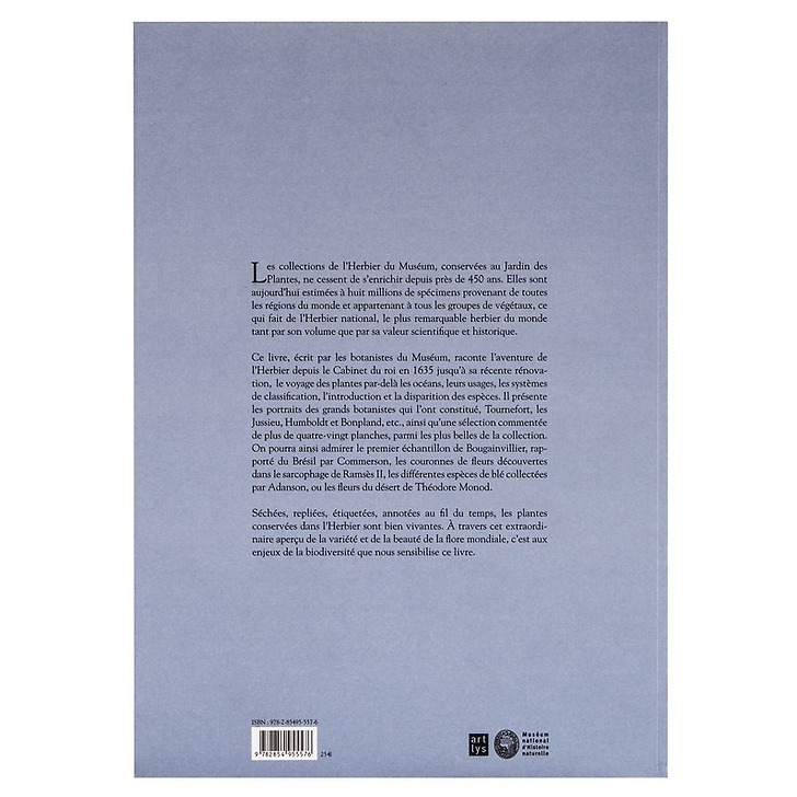 L'herbier du Museum - L'aventure d'une collection