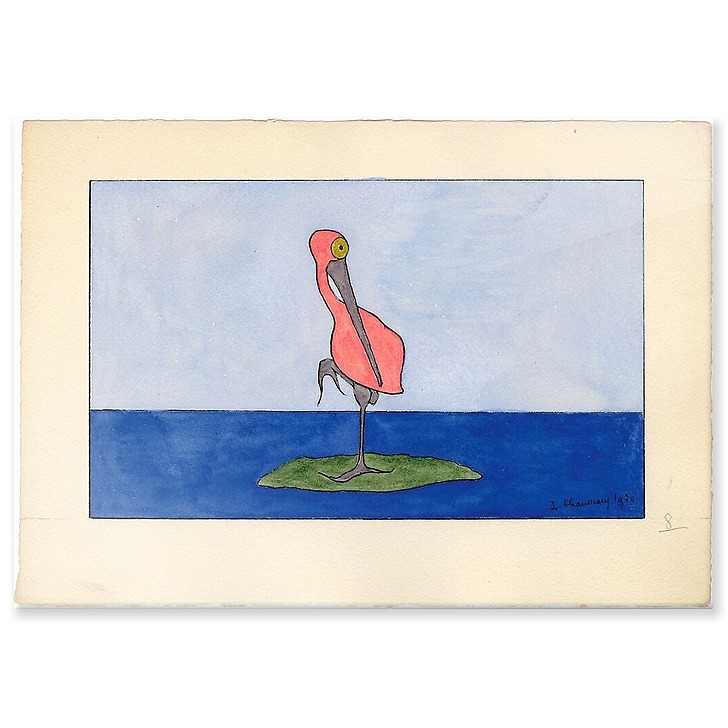 Paysages monstrueux, N° 8, 1920 (panneaux aluminium)
