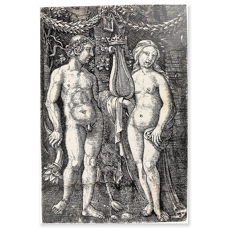 Hercule et une Muse (panneaux acryliques)