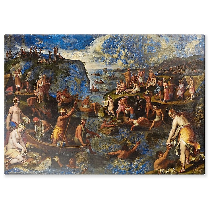 La Pêche des perles aux Indes (panneaux aluminium)