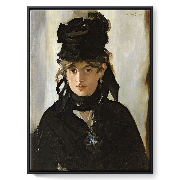 Berthe Morisot au bouquet de violettes (détail) (toiles encadrées)
