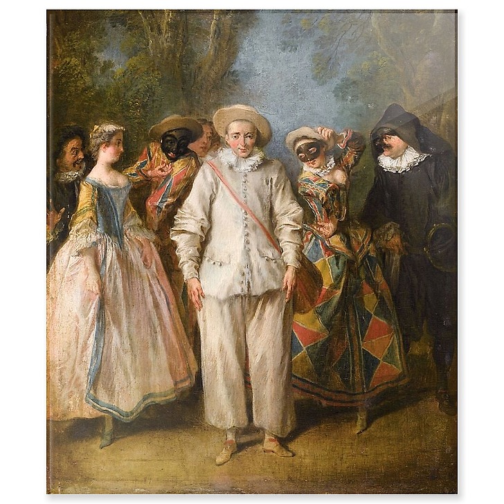 Les Acteurs de la Comédie-Italienne (panneaux acryliques)