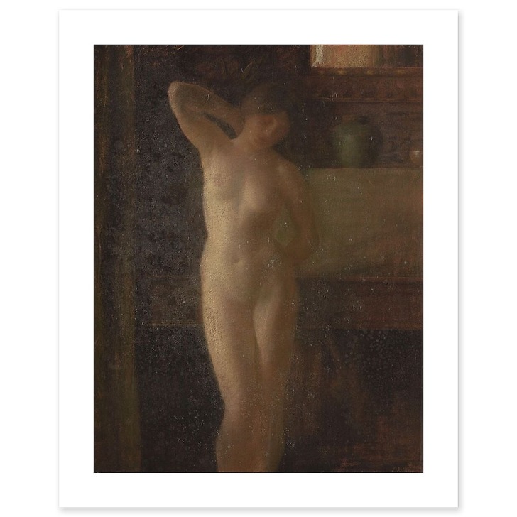 Study of nude in an interior (canvas without frame)