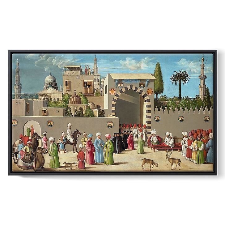 Réception d’une ambassade vénitienne à Damas (framed canvas)