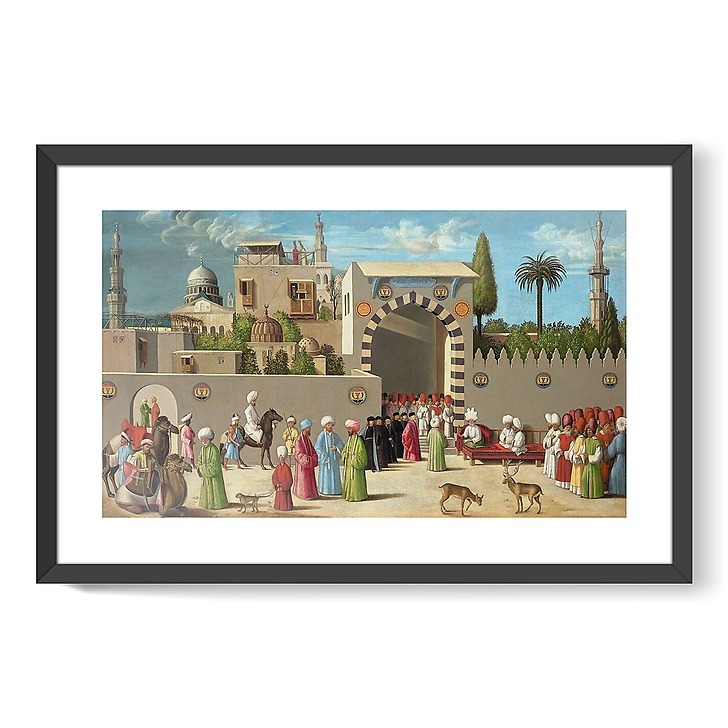 Réception d’une ambassade vénitienne à Damas (framed art prints)