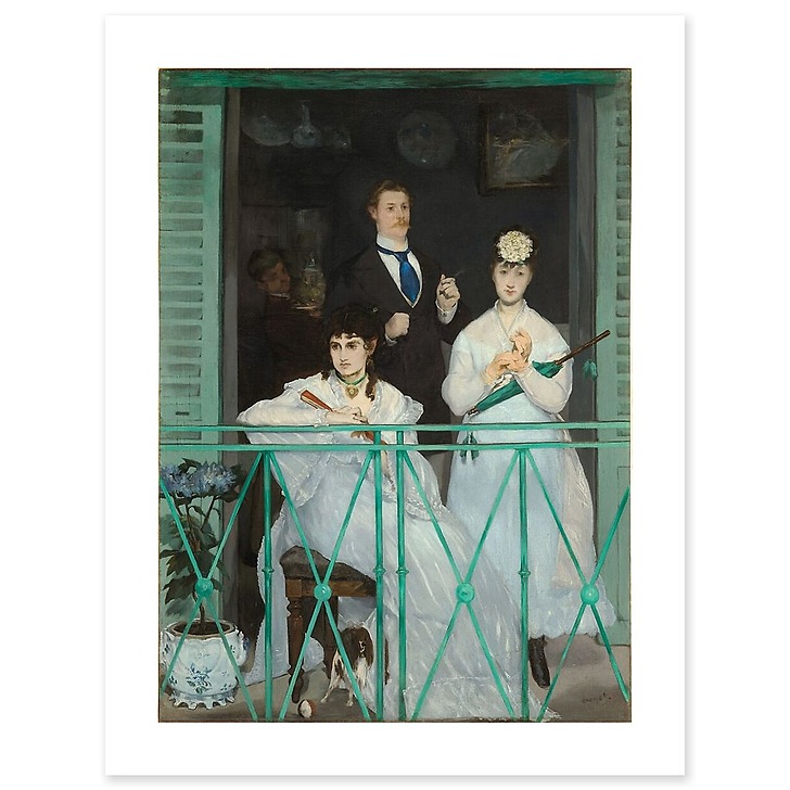 The balcony (canvas without frame)