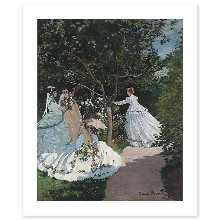 Femmes au jardin, à Ville d'Avray (toiles sans cadre)