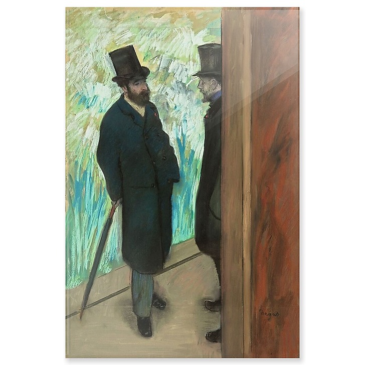 Ludovic Halévy et Albert Boulanger-Cavé dans les coulisses de l'Opéra (panneaux acryliques)