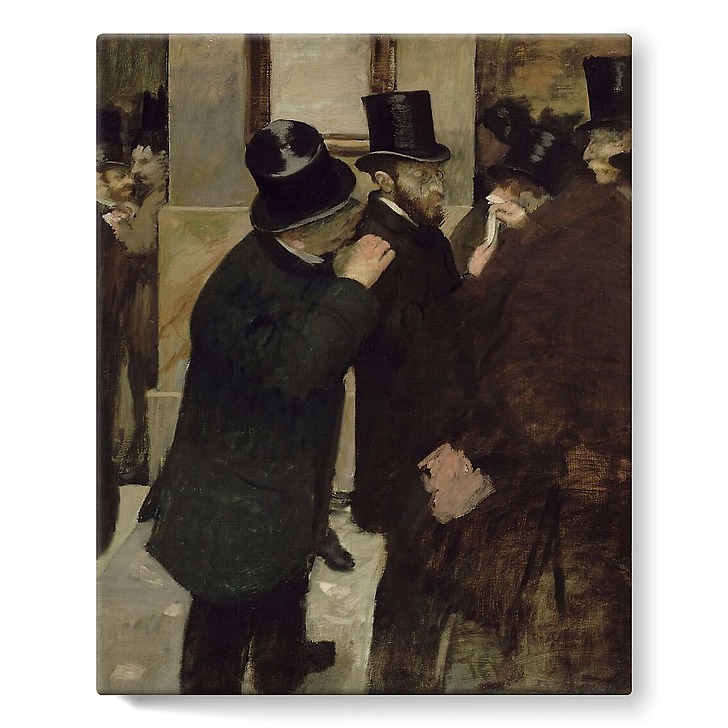 Portraits at the Stock Exchange (stretched canvas)