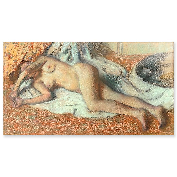 Baigneuse allongée sur le sol (panneaux acryliques)