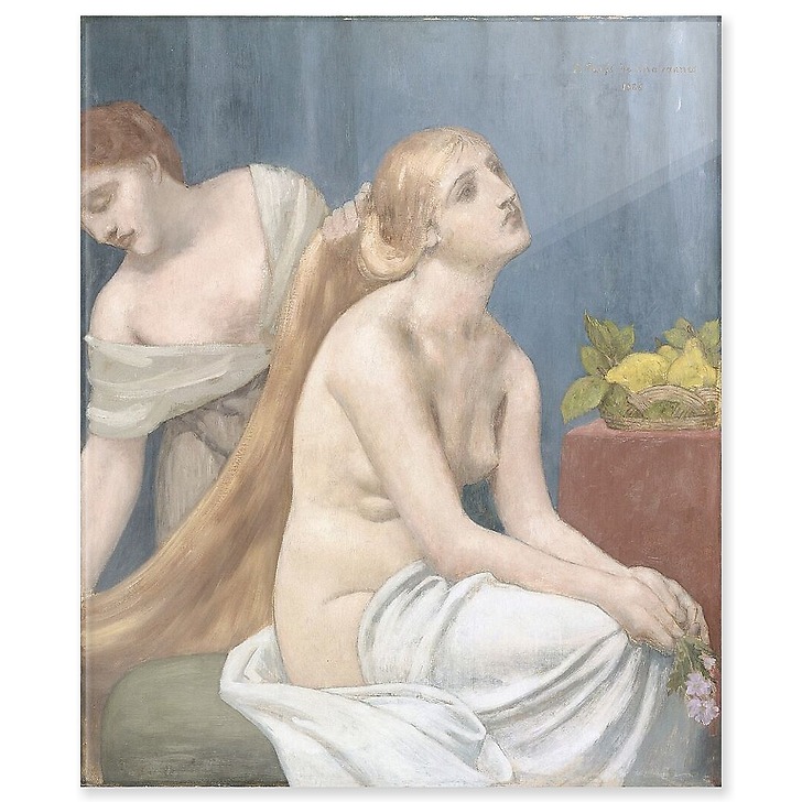 Femme à sa toilette ou La toilette (panneaux acryliques)