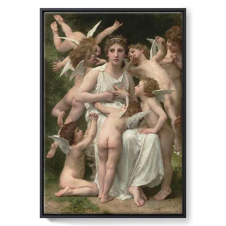 The assault (framed canvas)