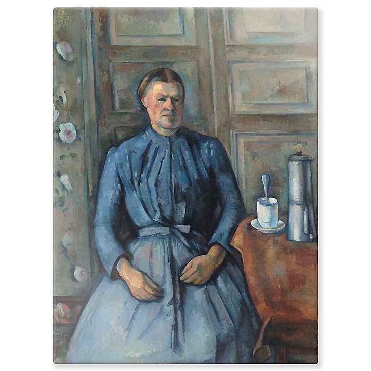Woman with a Coffee Pot (aluminium panels)