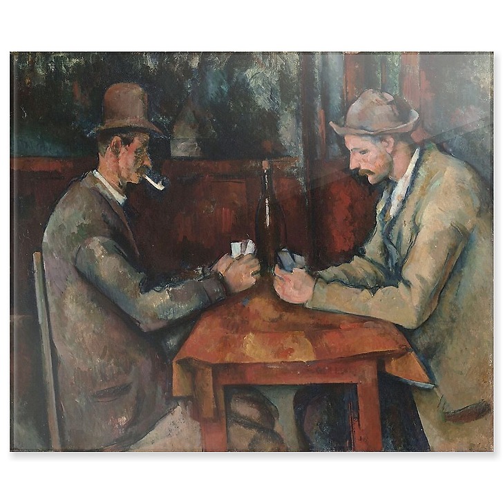 The card players (acrylic panels)