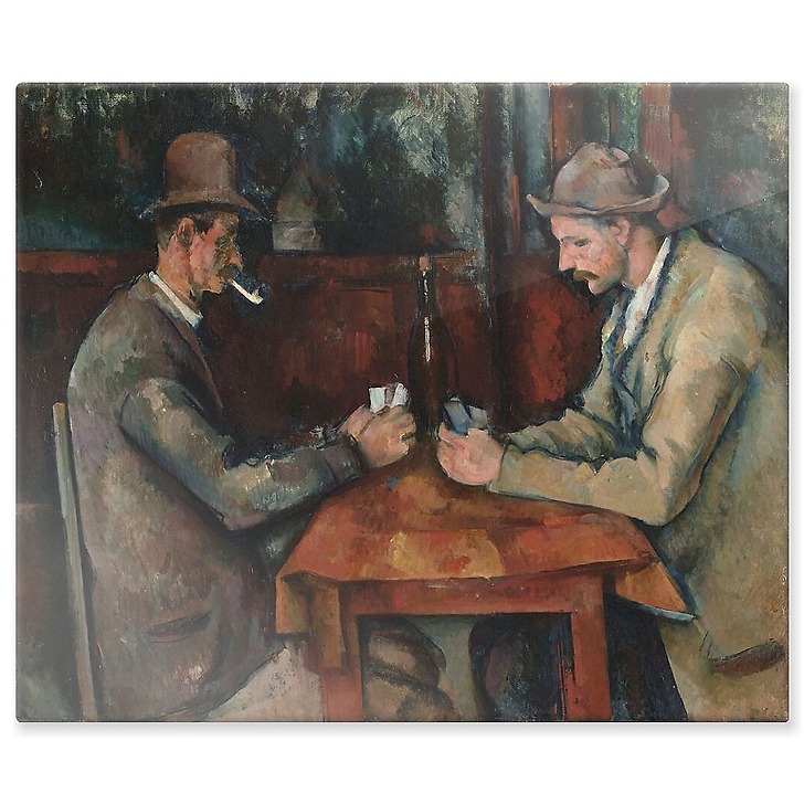 The card players (aluminium panels)