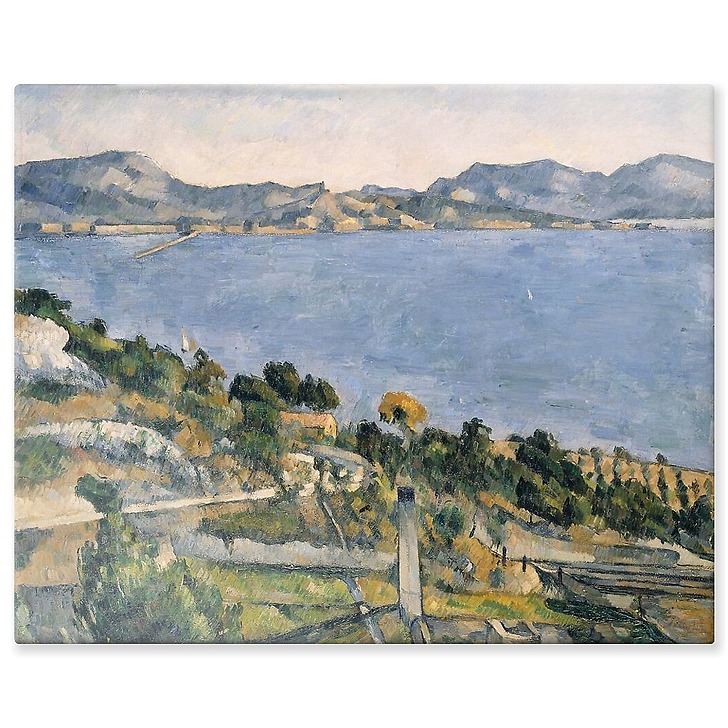 The Bay of Marseille seen from L'Estaque (aluminium panels)