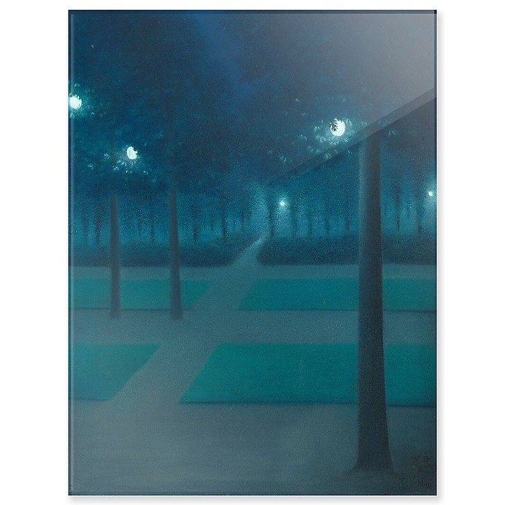 Nocturn in the Parc Royal, Brussels (acrylic panels)