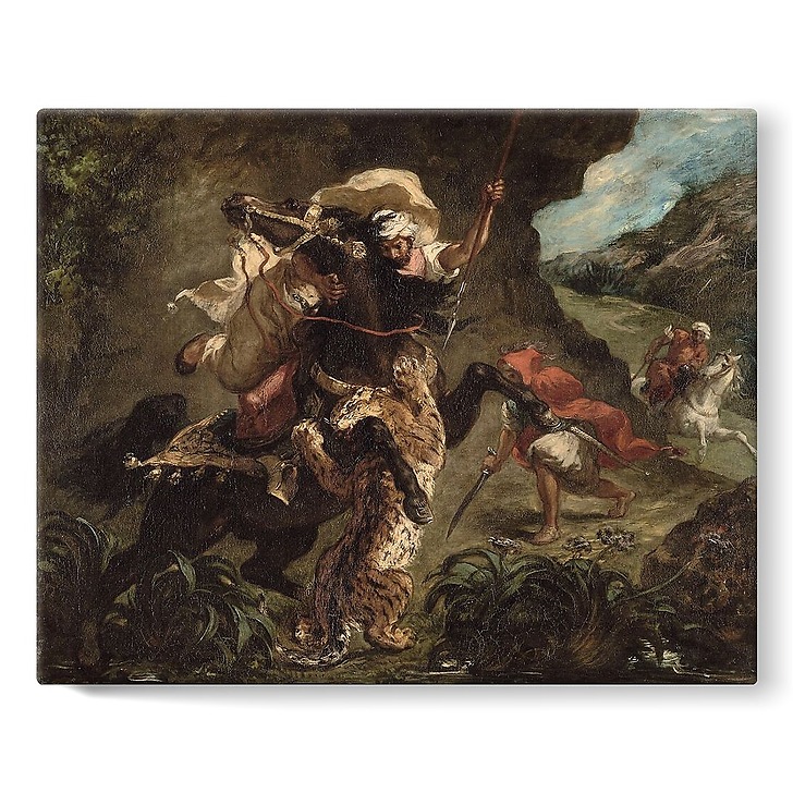 Tiger Hunt (stretched canvas)