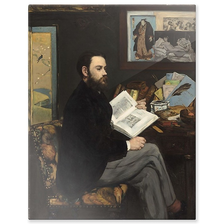 Emile Zola (aluminium panels)