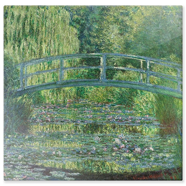 Le Bassin aux nymphéas: harmonie verte (panneaux aluminium)