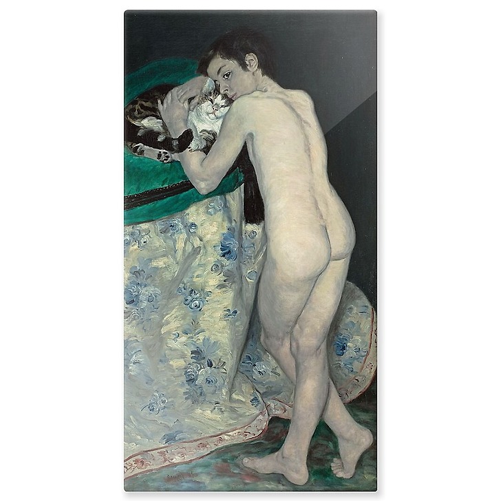 Le garçon au chat (panneaux aluminium)