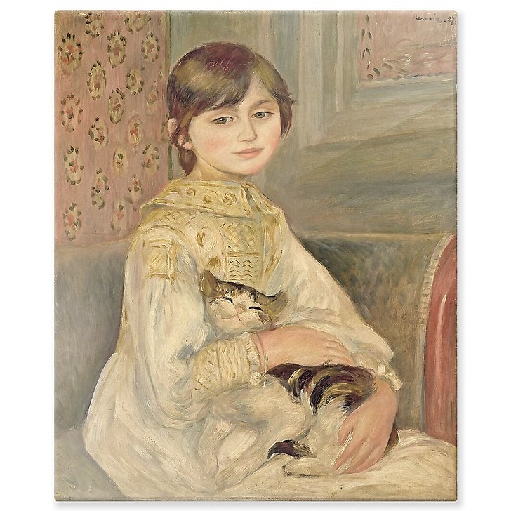 Julie Manet dit aussi L'enfant au chat (panneaux aluminium)