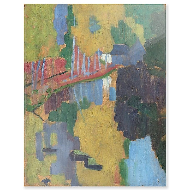 The Talisman, the Aven at Bois d'Amour, Pont-Aven (acrylic panels)