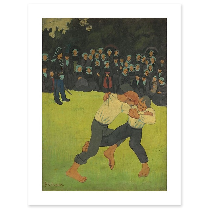 La lutte bretonne (affiches d'art)