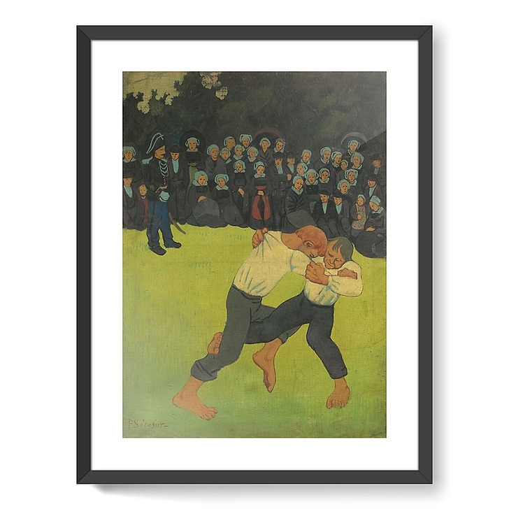 La lutte bretonne (affiches d'art encadrées)