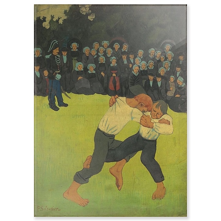 La lutte bretonne (panneaux acryliques)