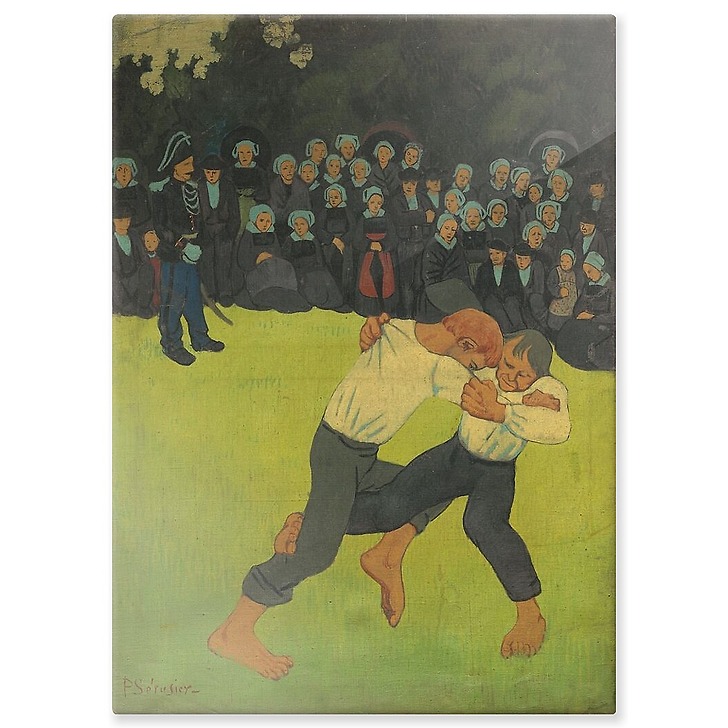 La lutte bretonne (panneaux aluminium)