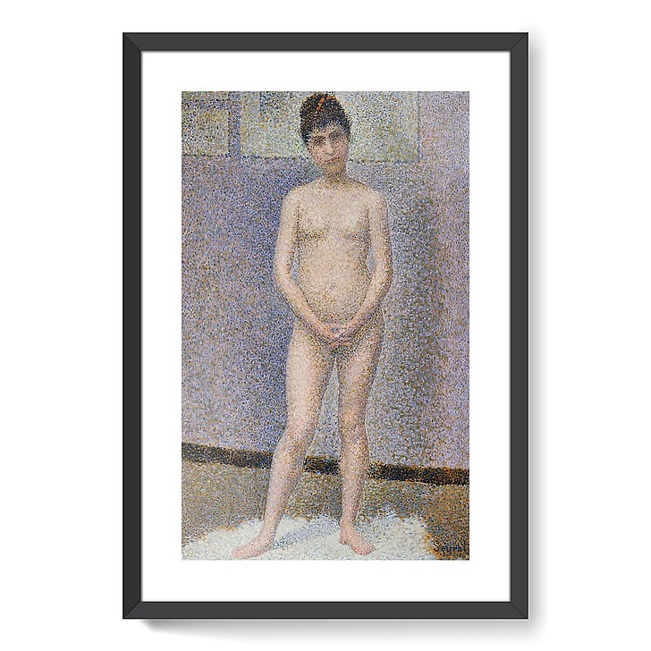 Poseuse de face (affiches d'art encadrées)