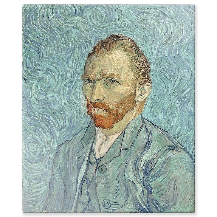 Van Gogh self-portrait (aluminium panels)