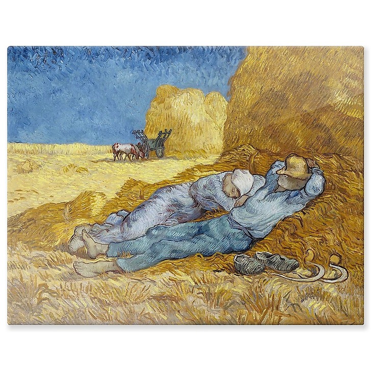 La méridienne ou la sieste (d'après Millet) (panneaux aluminium)