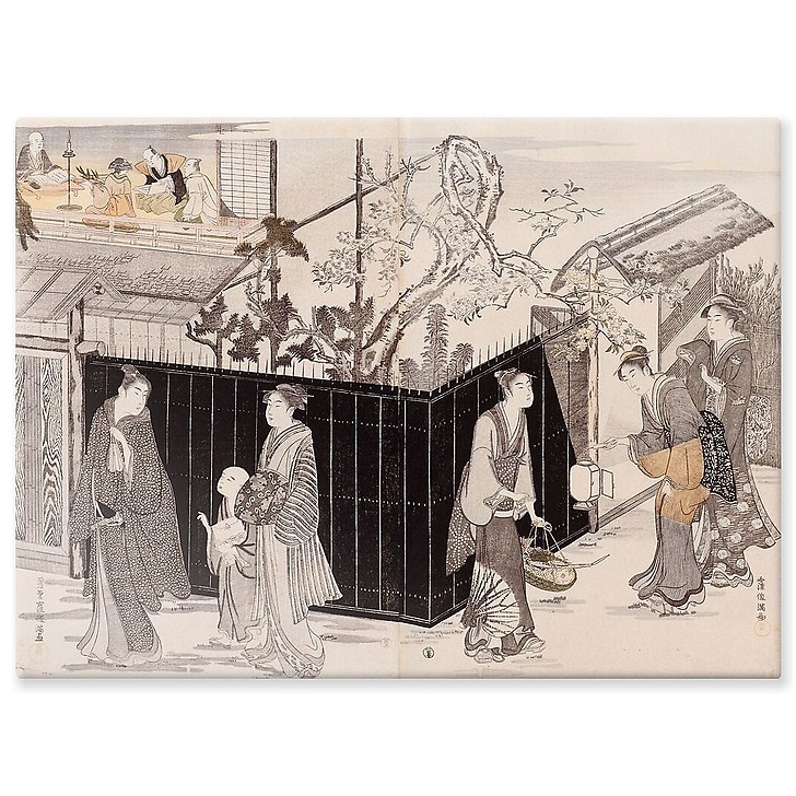 Une soirée dans la demeure d'un poète (panneaux aluminium)