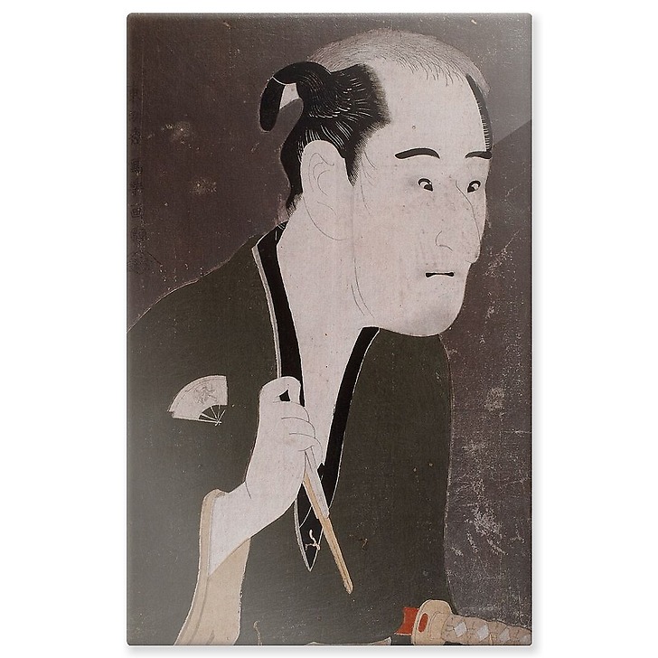 Portrait of Kabuki actor Onoe Matsusuke (aluminium panels)