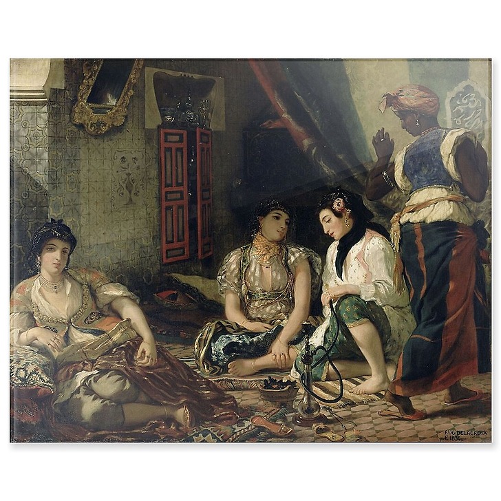 Femmes d'Alger dans leur appartement (panneaux acryliques)