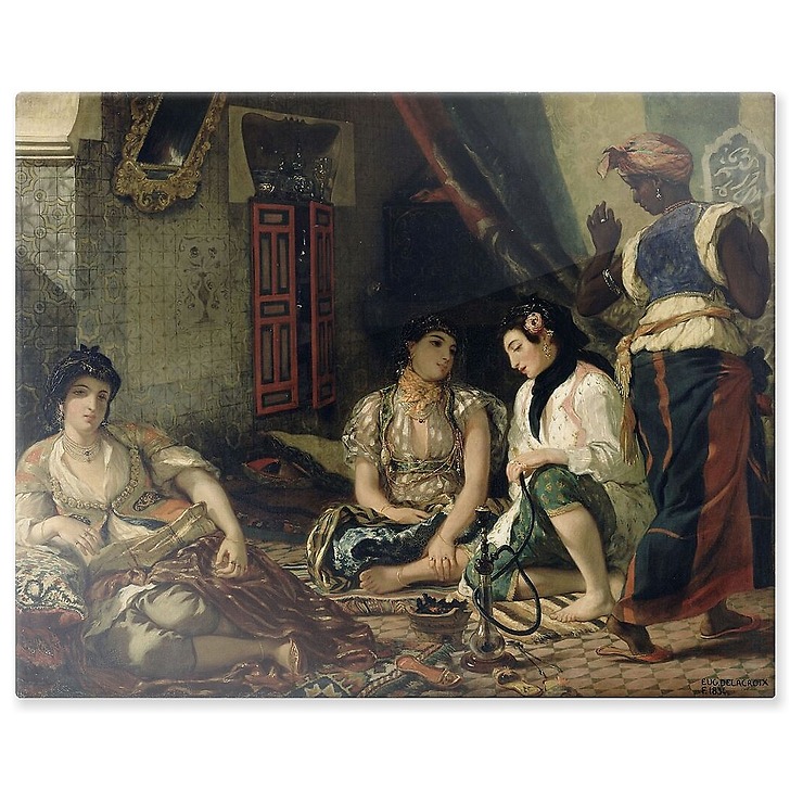 Femmes d'Alger dans leur appartement (panneaux aluminium)