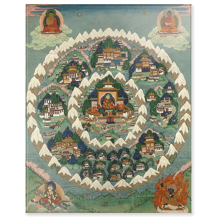 Paradise of an unidentified god (acrylic panels)