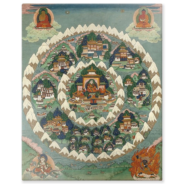 Paradise of an unidentified god (aluminium panels)